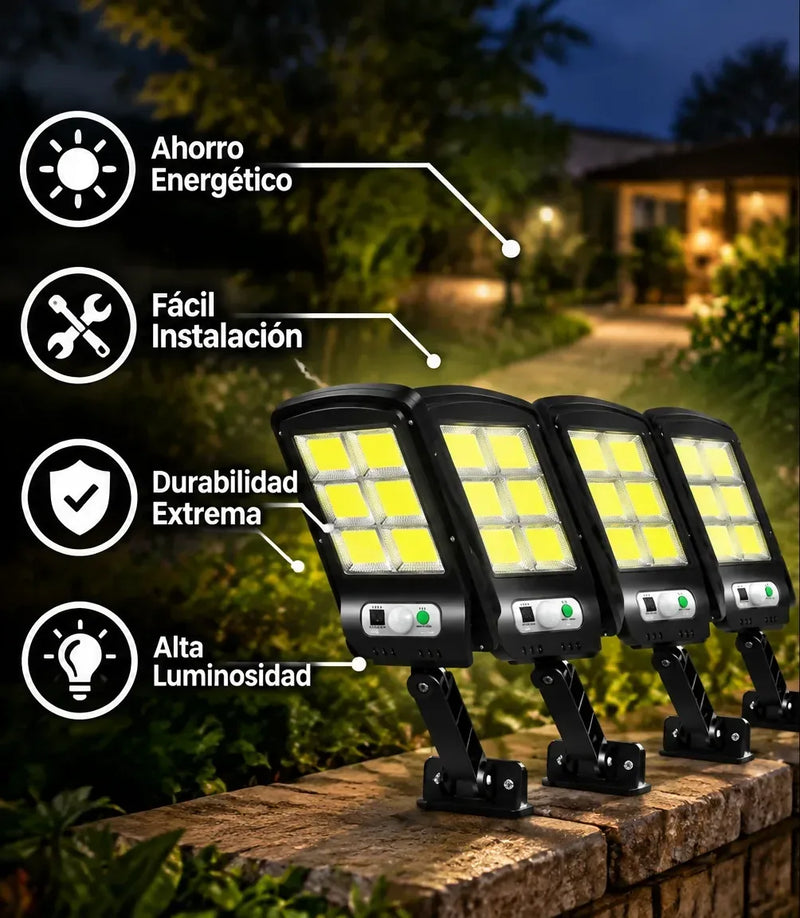 Combo X 4 Lampara Solar Ip67