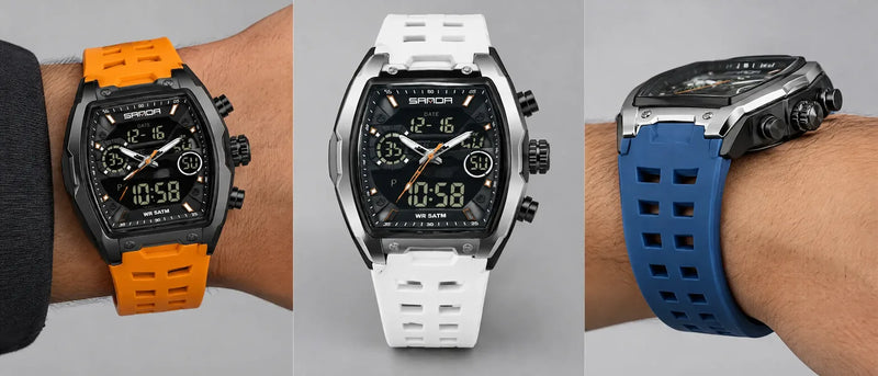 Reloj Sanda 6235 Doble Hora
