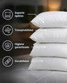 Set X4 Almohadas Siliconada 40x60